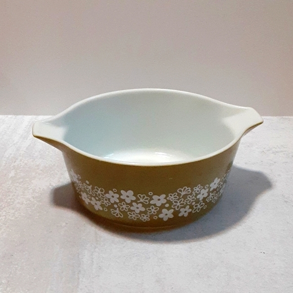 Pyrex Kitchen Vintage Pyrex Casserole Green Poshmark